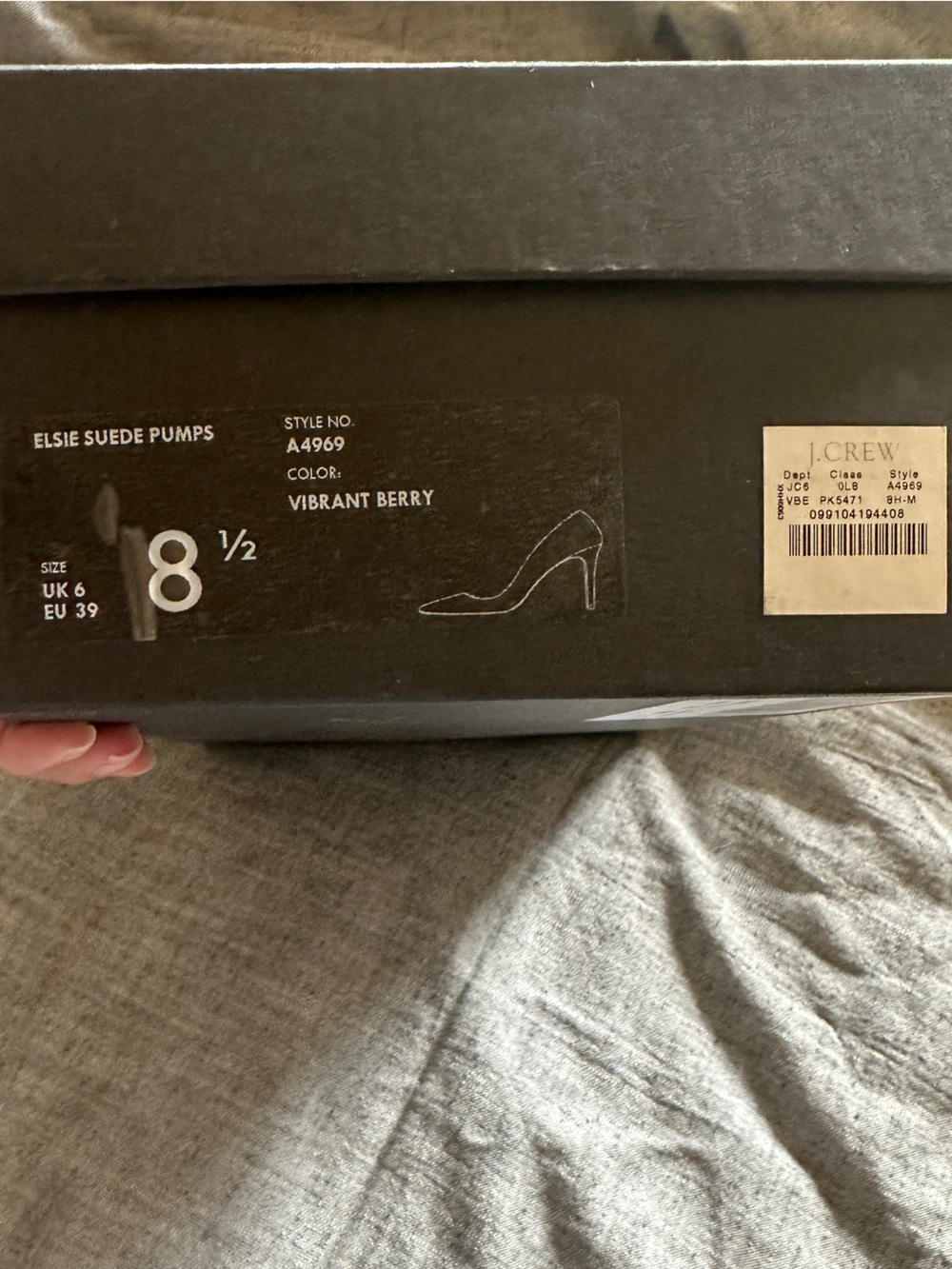 J. Crew ELSIE SUEDE PUMPS - Picture 8 of 9